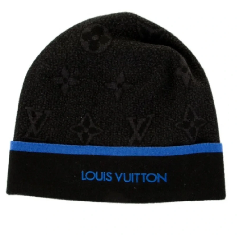 Louis Vuitton ブラック ニット帽 あいうあお Louis Vuitton | Accessories | Louis Vuitton Eclipse Beanie Blue